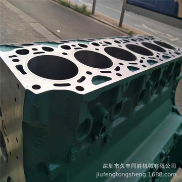 volvo沃尔沃ec210blc ec220dl d6e发动机缸体 挖掘机配件