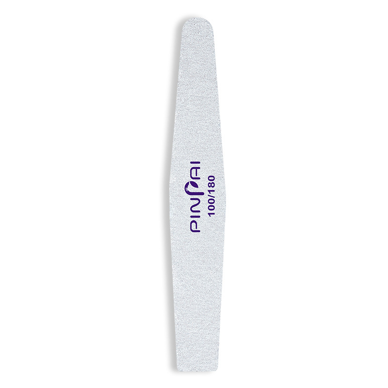 Manicure Implement Nail File Double-Sided Half Moon Nail File Manicure Rub Polishing File