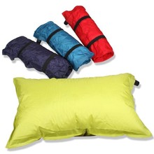 户外自动充气枕头旅行枕野外便携自动充气枕头午睡露营睡枕充气枕