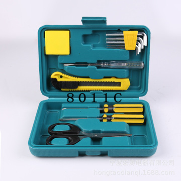 11件套维修工具包 汽车应急工具箱组合套装剪刀款-阿里巴巴