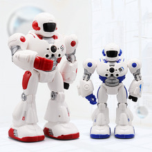 MOKA遥控机器人 摩卡战警S1手势感应电动早教儿童机器人模型玩具