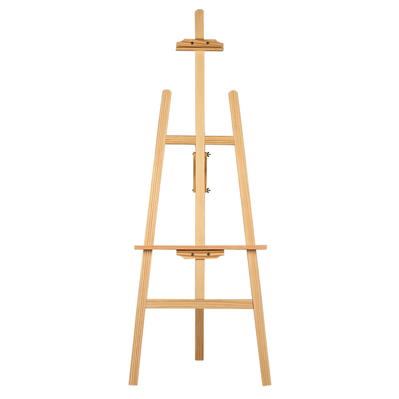 Solid Wood Easel for Art Students Only Wholesale Drawing Board Oil Painting Easel School Children Sketch Sketch Wooden Display Stand