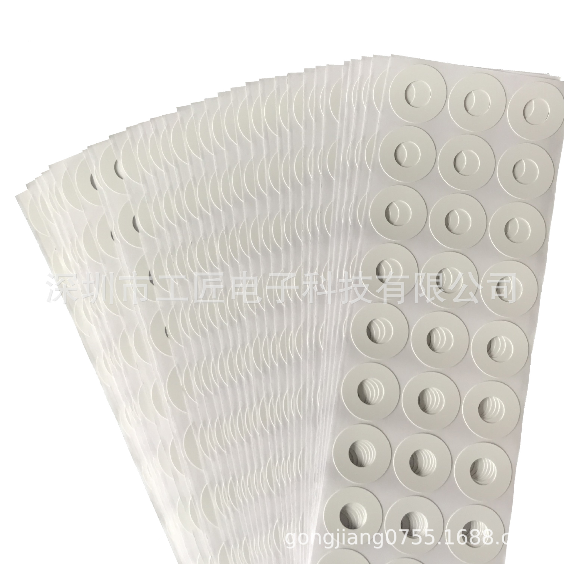 供应优质21700绝缘垫片18650垫片 圆柱电池面贴绝缘纸PVC绝缘胶片