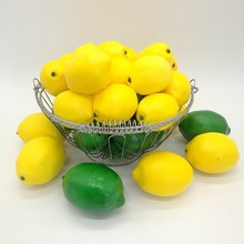 仿真柠檬假水果仿真黄柠檬厂家 现货供应饭店装饰摄影道具