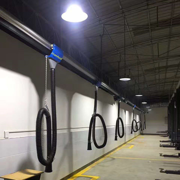 汽车4s店专用奥兹汽车尾气排放装置 汽车尾气抽排系统制做厂家