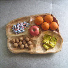实木创意餐盘木质果盘 木制水果零食盘子 家用餐具快餐盘现货批发