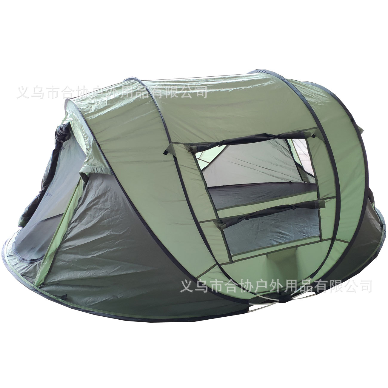 One Second Easy-to-Put-up Tent Automatic Tent Waterproof 3-4 People Camping Automatic Hand Throw Easy-to-Put-up Tent Camping Tent