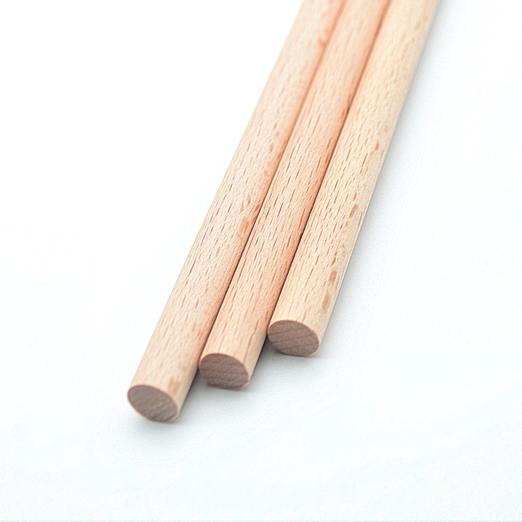 圆棒10mm榉木圆棒 圆木棒 圆木棍DIY手工模型小木棒可按需要制作