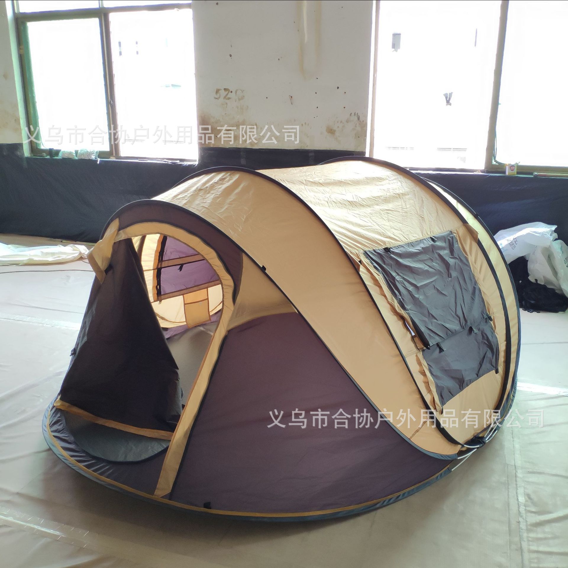 One Second Easy-to-Put-up Tent Automatic Tent Waterproof 3-4 People Camping Automatic Hand Throw Easy-to-Put-up Tent Camping Tent