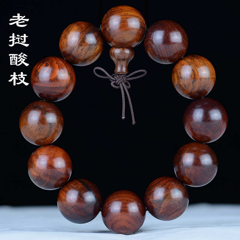 Precious Rosewood Agarwood Pear Guajacwood Bracelet Buddha Beads Beads Crafts Bracelets for Men and Women Collection Wholesale Link