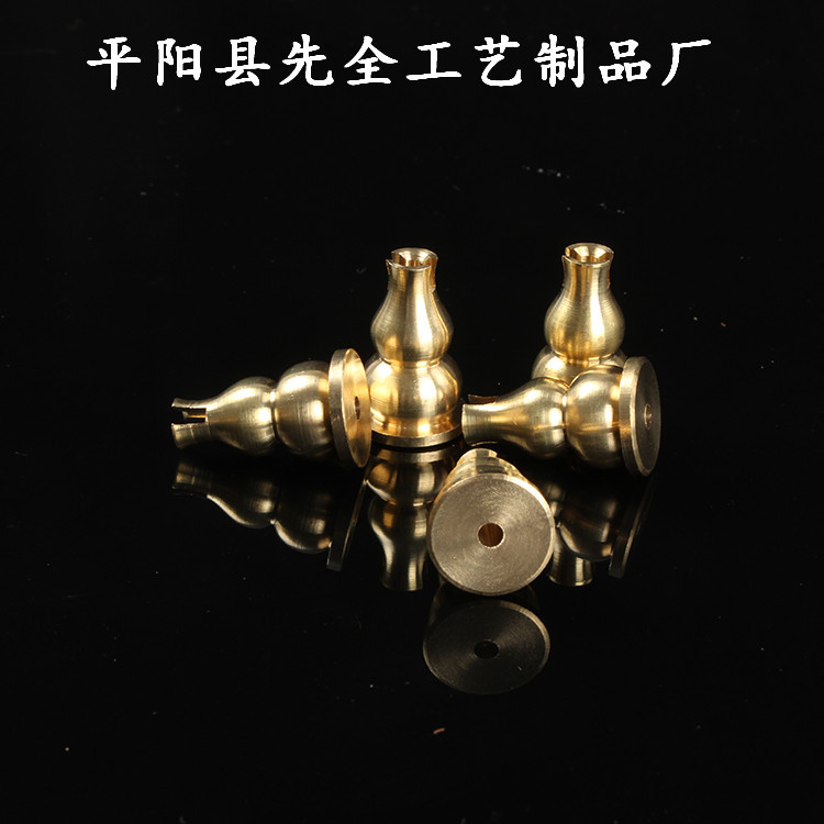 古典黄铜葫芦香炉吉祥摆件家用客厅檀香炉创意镂空仙鹤熏香炉