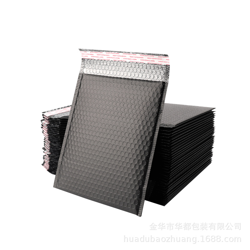 Spot Black Thickened Self-Adhesive Co-Extruded Film Bubble Bag Bubble Envelope Express Bag Clothing Packaging Bag Printing