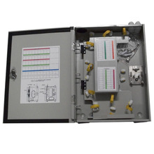 蓝光32B芯分线箱铁皮箱光缆分线箱分路器配线架 铁皮分纤箱