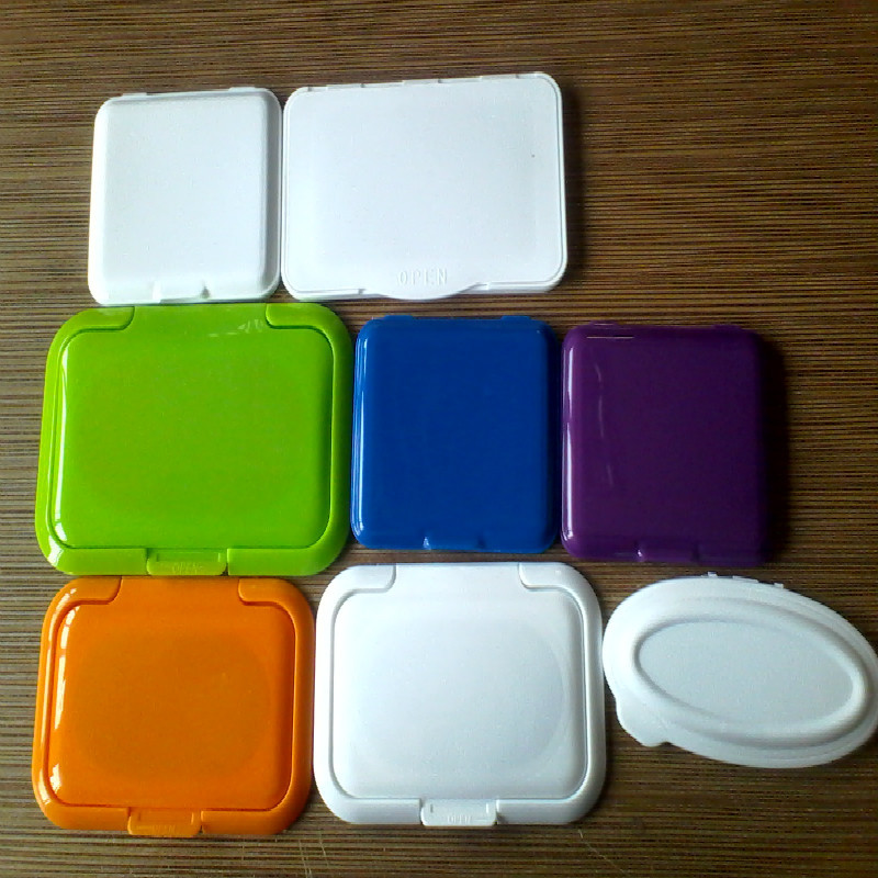 热卖湿巾盖湿纸巾翻盖湿巾袋pp盖锁水盖子塑料包装盖