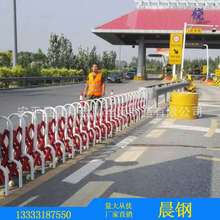 旅游景区公路道路  高速路隔离带可移动式高速收费站活动伸缩护栏