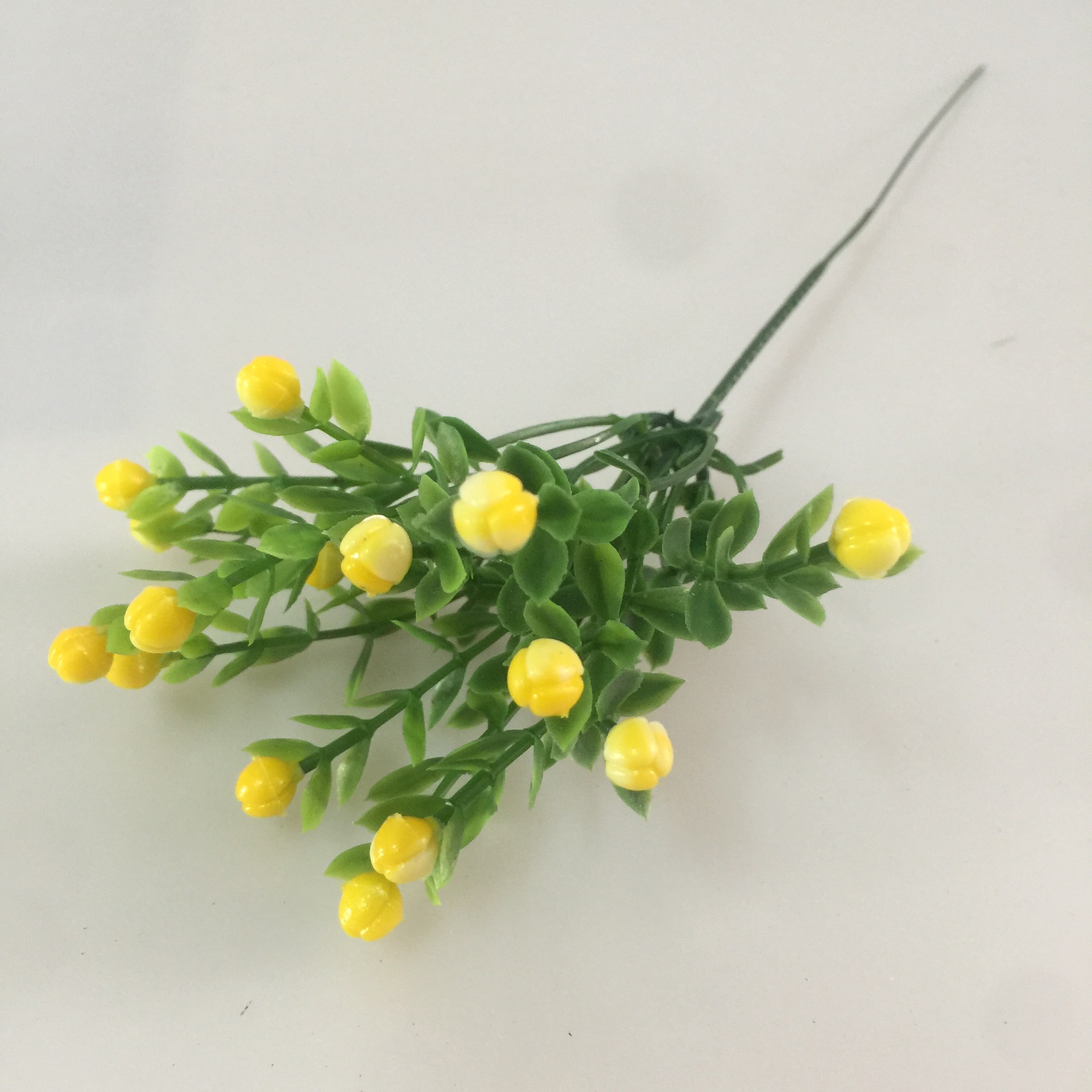 Factory Direct Sales Simulation Milan Grain Single Artificial Flower Domestic Ornaments Shooting Props Crafts Flower Arrangement