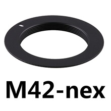 M42-NEX纤薄转接环厚度1mm 适用M42镜头转索尼NEX 放大镜头