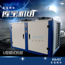 供应比泽尔款低温冷冻机组 箱式风冷制冷机组 3HP 5HP 10HP机组