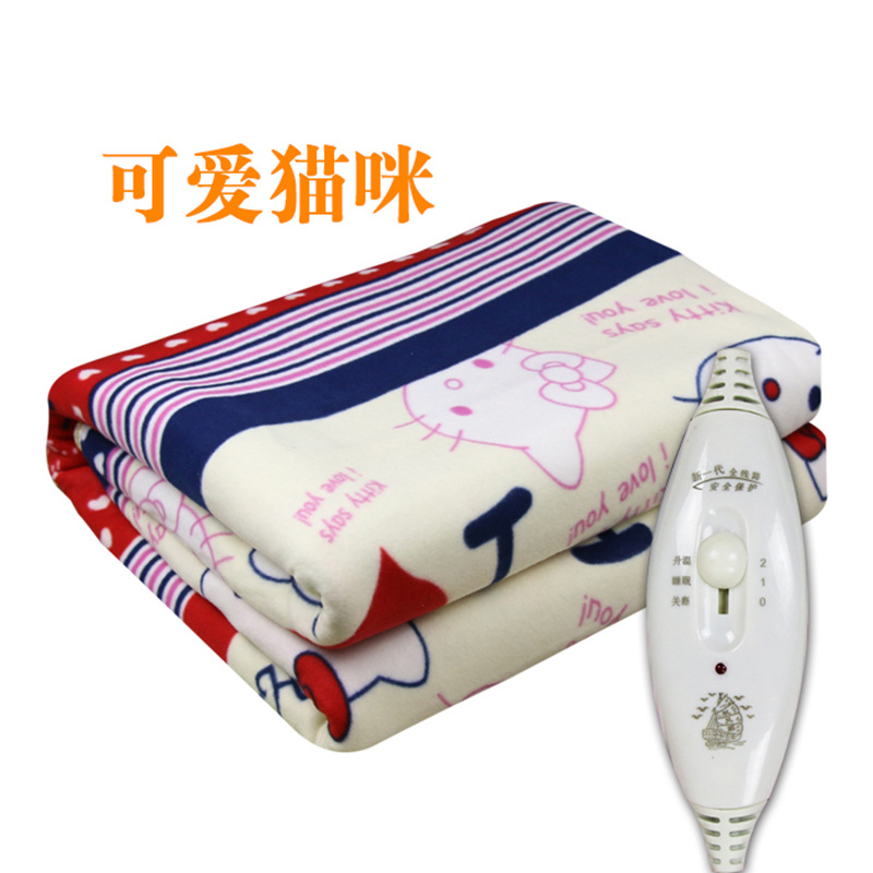 Large Supply of Double Intelligent Temperature Control Waterproof Thick Fleece Shear Blanket Temperature Control Single Control Electric Blanket Wholesale