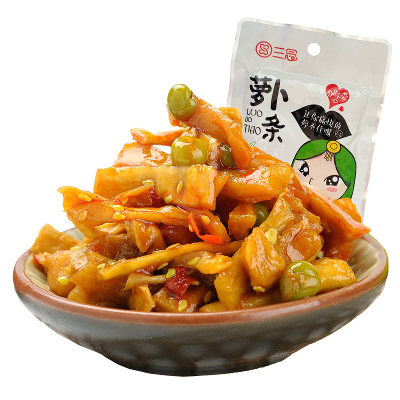 三念香酱菜10袋装 河南自制农家腌制咸菜下饭菜小包装香辣萝卜条