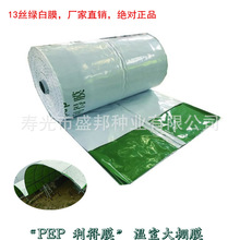 GW5639（13丝PEP绿白膜）食用菌棚专用pep绿白膜   散射光 降温膜