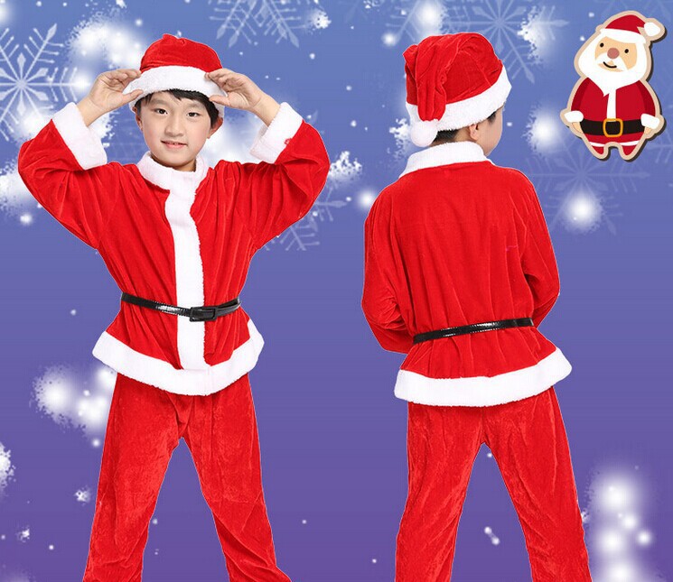 Christmas Costume Boys and Girls Christmas Costume Children's Christmas Costume Christmas Performance Wear Christmas Traditional Chinese Suits for Old People