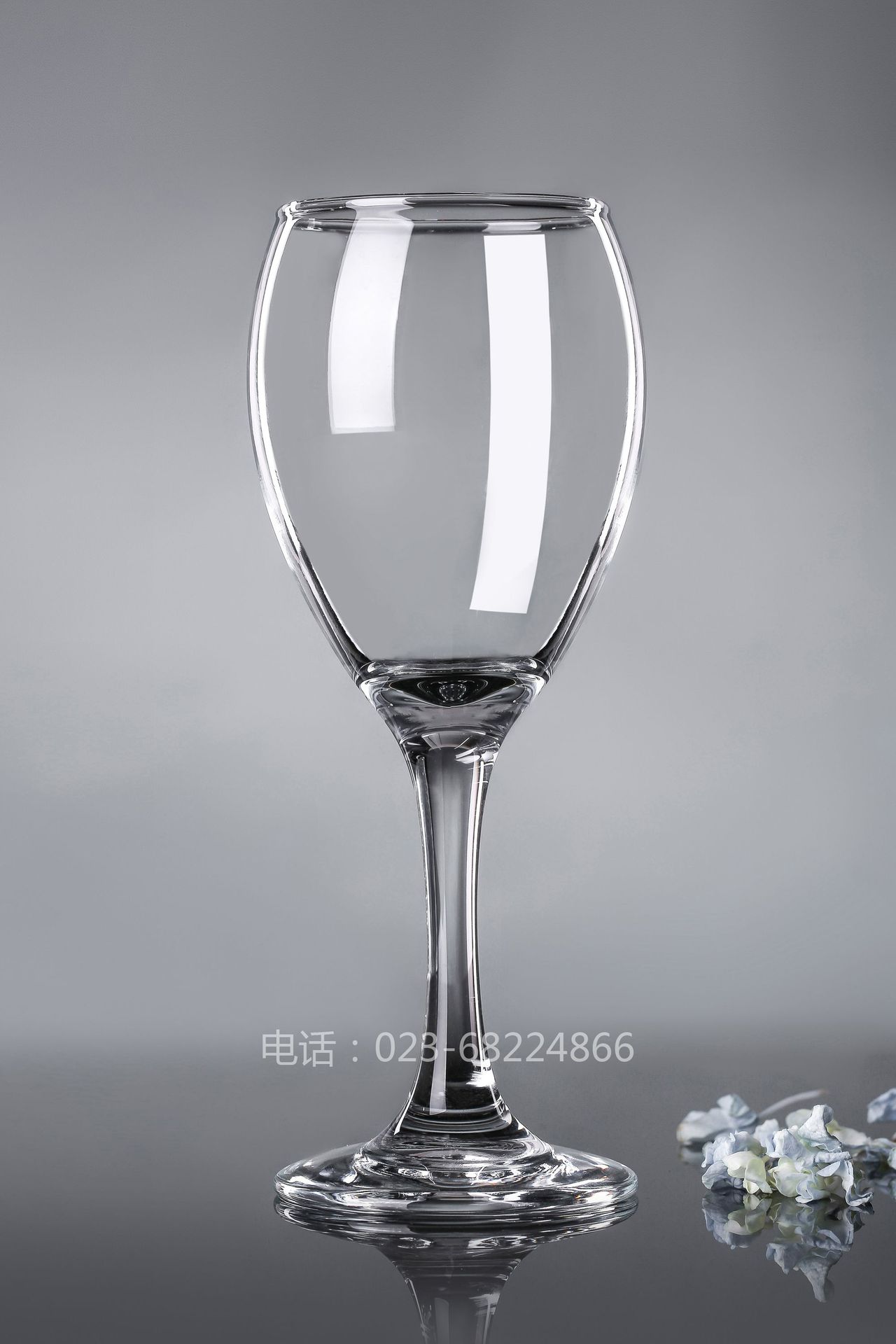 HJ3965恒晶45ML玻璃酒杯红酒杯高脚杯葡萄酒杯广告杯