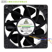 12038 机箱工业直流12V 1.5A 12CM 4针PWM测速控温 暴力风扇