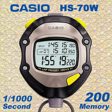 进口CASIO卡西欧秒表HS-70W裁判计时器秒表 定尔志日本原装