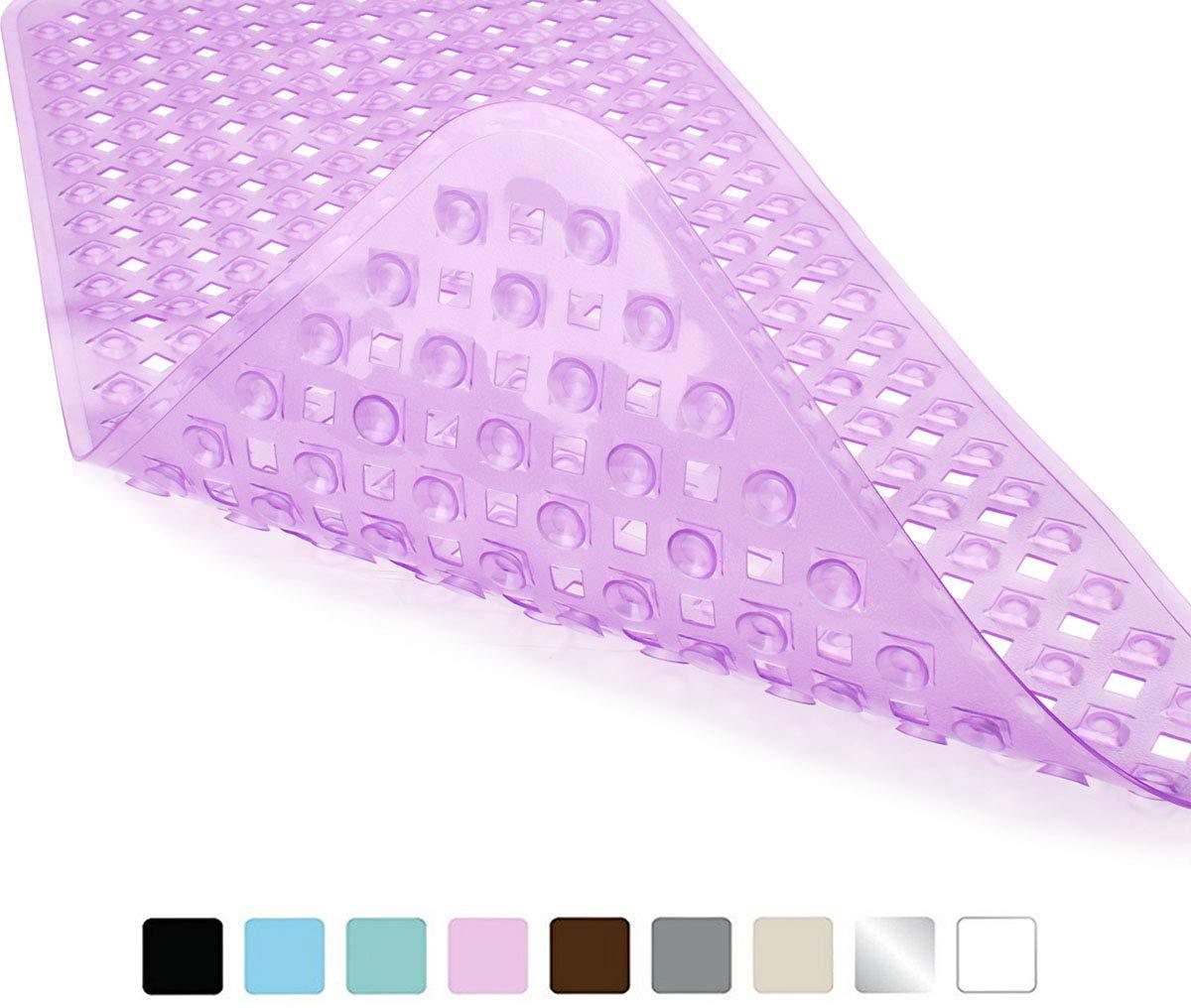 Amazon New Extended Pvc Non-Slip Mat Bathroom Bathtub Mat Suction Cup Floor Mat Bathroom Mat 88*40