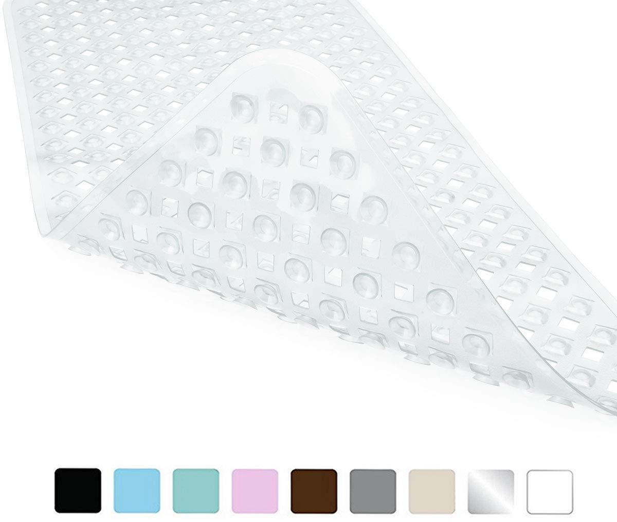 Amazon New Extended Pvc Non-Slip Mat Bathroom Bathtub Mat Suction Cup Floor Mat Bathroom Mat 88*40