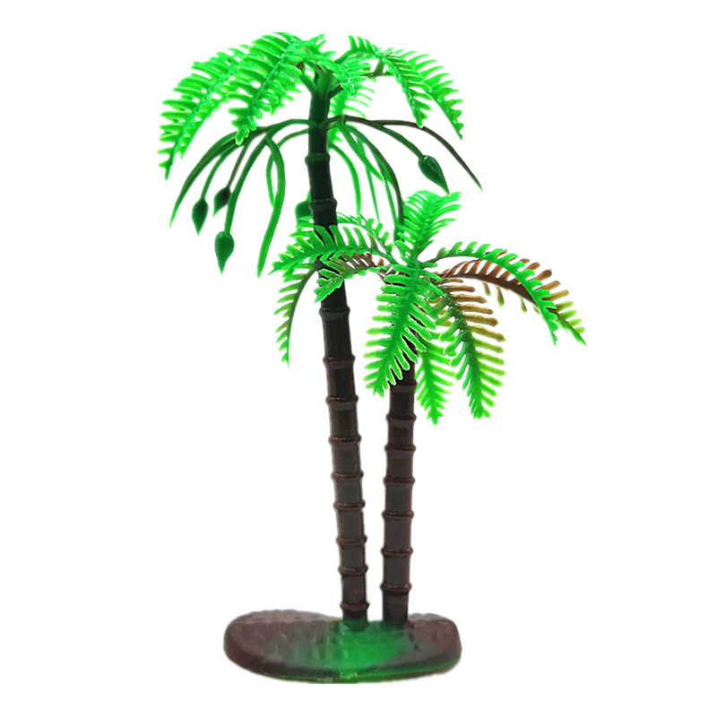 假小椰树 沙盘游戏模型椰子树植物微景观静态摆件 多种款式