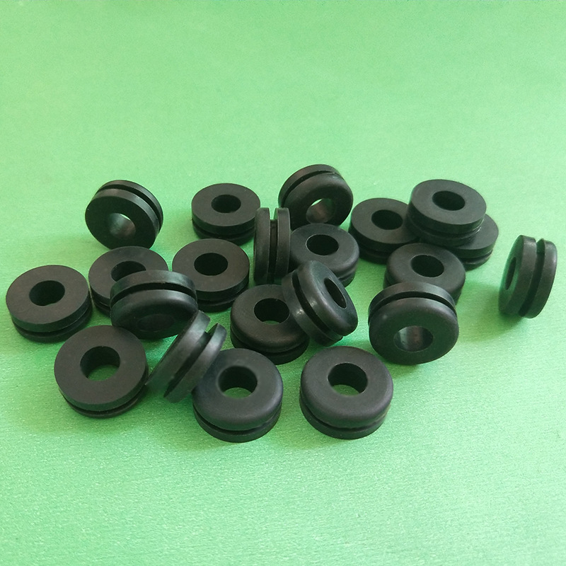 厂家直销硅胶护线套密封圈  橡胶穿线圈电源线双面护线环o型圈