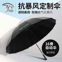 雨伞定制logo高尔夫伞礼品创意长柄晴雨直杆伞印字批发广告伞定做
