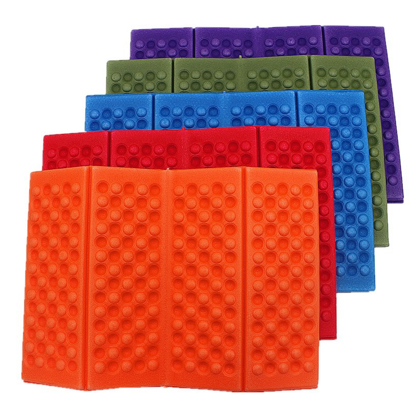 Outdoor Supplies XPe Foam Four-Fold Folding Foam Cushion Waterproof and Cool Portable Moisture-Proof Picnic Mat Seat Cushion