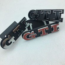 大众GTI中网标 适用于大众 POLO 高尔夫6 7代GTI车标 个性改装标
