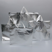 厂家加工CPP闪光纹手提服装袋 广告礼品包装袋塑料手提服装店袋子