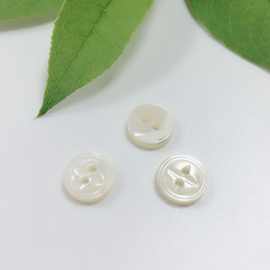 厂家直销天然白蝶扣贝壳纽扣 鱼眼扣衬衫扣 小号扣子定作颜色LOGO