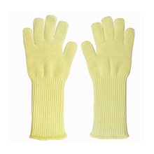 海太尔 0202手套 黄色芳纶凯夫拉 焊接防割耐高温350度加长手套