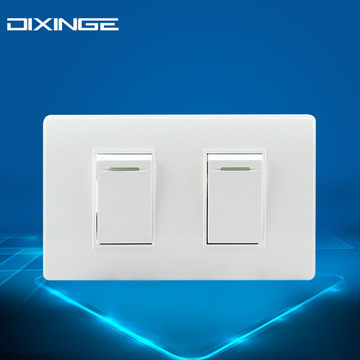 118ba智利意式两开单控开关 两位意规意大利墙壁开关意标二开双控