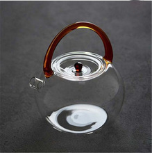 过滤耐热玻璃花茶壶提梁沸水壶可加热电陶炉用耐高温玻璃煮茶壶