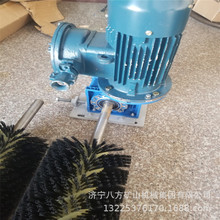 厂家供应电动滚刷清扫器 皮带机清扫器 防爆电动滚刷清扫器