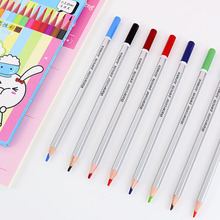 JUNESIX 3.0高级芯水溶性彩色铅笔 水彩绘画热缩片铅笔 12色套装