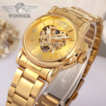 女钢带自动机械手表 women Steel band watches mechanical watch