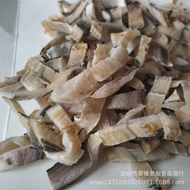 鳗鱼切条  温岭鳗鱼干鳗鱼鲞干货 淡晒海产500克饭店面