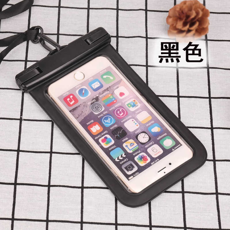 PVC Waterproof Mobile Phone Bag Transparent Mobile Phone Bag Outdoor Mobile Phone Waterproof Cover Source Manufacturers Stable Supply