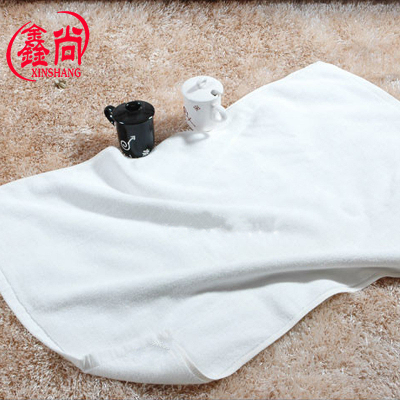 Pure Cotton Towel Thick Absorbent 50*80 Cotton Hotel Bathroom Mats Non-Slip Yarn-Dyed Jacquard Towel Printed Logo