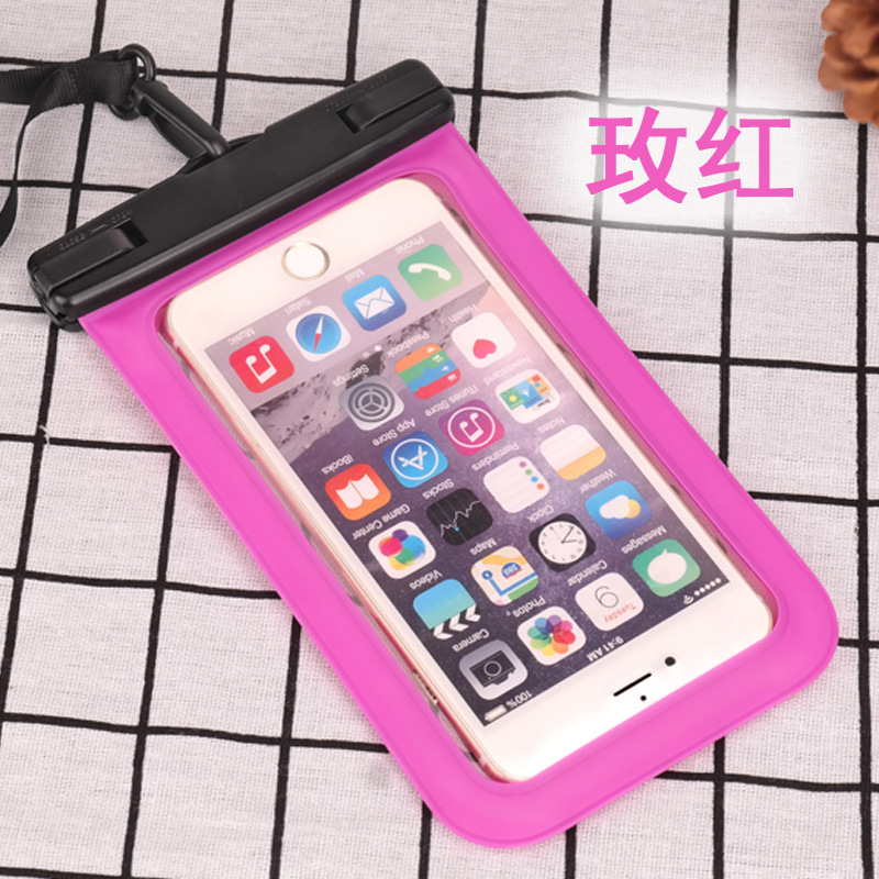 PVC Waterproof Mobile Phone Bag Transparent Mobile Phone Bag Outdoor Mobile Phone Waterproof Cover Source Manufacturers Stable Supply