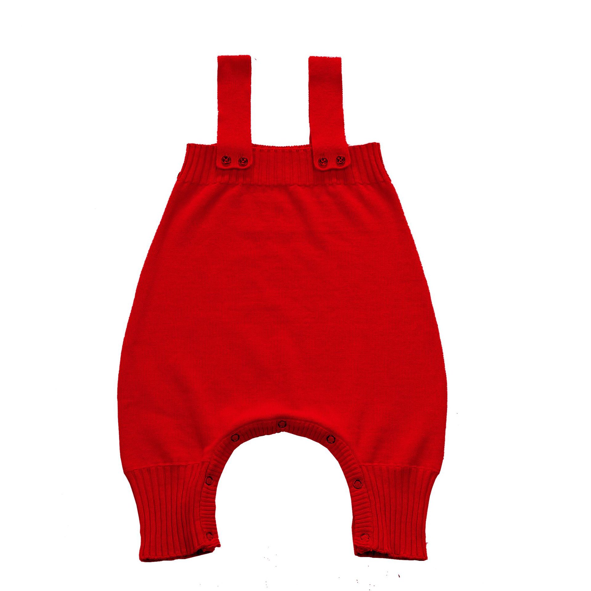 Baby Overalls Spring and Autumn Adjustable 0-1-2 Years Old Male and Female Baby Big Pp Wool Clothes Knitted Cotton Pants Baby Clothes