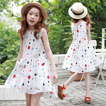 2438一件代发新款童装夏季背心裙韩版中大童休闲度假裙女童连衣裙